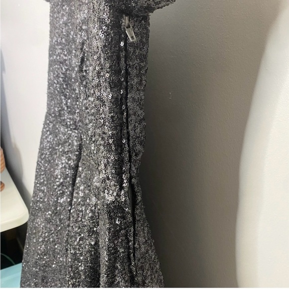 Torrid Black Sequin Skater Dress with Built in Petticoat Size 16 - Picture 4 of 4